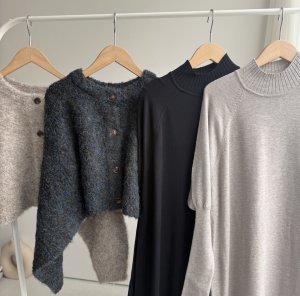 画像2: ●SALE●【12/13 LIVEアイテム】カーディガンニットワンピSET