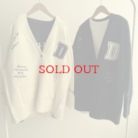 ●SALE●【12/20 LIVEアイテム】●ワッペン刺繍ロゴカーデ