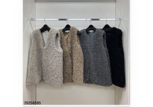 画像1: ●メーカーSALE●【12/22 LIVEアイテム】● カーリーファーベスト（セットアップ可能）20256595（メーカー確認後確保）