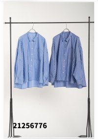 ●メーカーSALE●【12/22 LIVEアイテム】● バックギャザーオーバーシャツ 21256776（メーカー確認後確保）