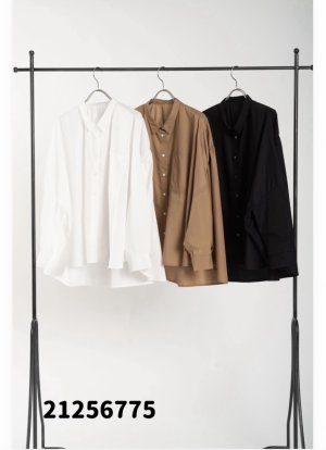 画像2: ●メーカーSALE●【12/22 LIVEアイテム】● バックギャザーオーバーシャツ 21256776（メーカー確認後確保）