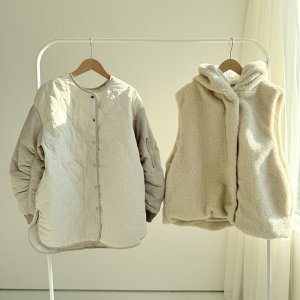 画像2: ●年末年始限定SALE●【12/28 LIVEアイテム】●マルチWAY中綿アウター＆ボアフーディSETアウター （メーカー確認後確保）