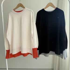 画像1: ●年末年始限定SALE●【12/28 LIVEアイテム】●配色デザインアームウォーマーニット（メーカー確認後確保）