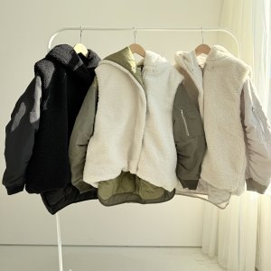 画像1: ●年末年始限定SALE●【12/28 LIVEアイテム】●マルチWAY中綿アウター＆ボアフーディSETアウター （メーカー確認後確保）