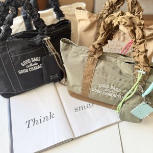 画像4: ●期間限定掲載●【完全受注生産】●ご予約10倍ポイント対象◎チャーム付刺繍ロゴ２WAYハンドルトート（予約/5）