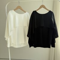 ●セレモニー/フォーマル●期間限定/数量限定【1/5 セレモニーLIVE】ケープデザイントップス（メーカー確認後確保）