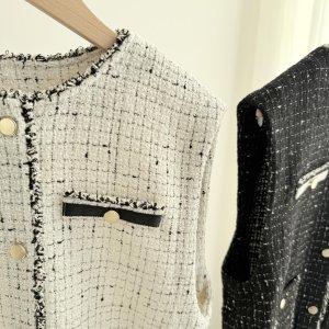 画像2: ●セレモニーセットアップを卒入にアレンジ!!●期間限定/数量限定【1/5 セレモニーLIVE】ツイードベスト（メーカー確認後確保）