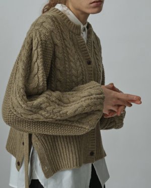 画像6: ●短期掲載●メーカー在庫限り●SALE●【1/14 LIVEアイテム】ケーブルニットカーデ