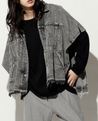 ●短期掲載●メーカー在庫限り●SALE●【1/14 LIVEアイテム】ポンチョデニムジャケット