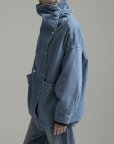 画像4: ●短期掲載●メーカー在庫限り●SALE●【1/14 LIVEアイテム】BIGカラーデニムジャケット (4)