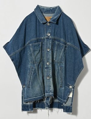 画像5: ●短期掲載●メーカー在庫限り●SALE●【1/14 LIVEアイテム】ポンチョデニムジャケット