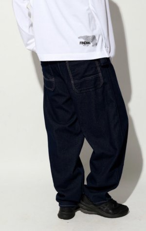 画像2: ●短期掲載●メーカー在庫限り●SALE●【1/14 LIVEアイテム】ピンクステッチワークデニム（インディゴ）