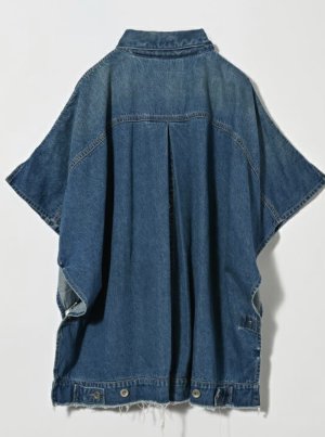 画像6: ●短期掲載●メーカー在庫限り●SALE●【1/14 LIVEアイテム】ポンチョデニムジャケット