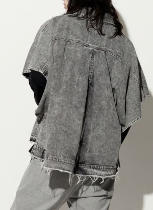 画像2: ●短期掲載●メーカー在庫限り●SALE●【1/14 LIVEアイテム】ポンチョデニムジャケット