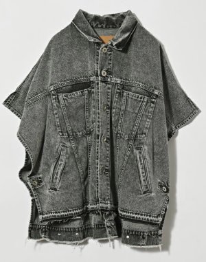 画像4: ●短期掲載●メーカー在庫限り●SALE●【1/14 LIVEアイテム】ポンチョデニムジャケット