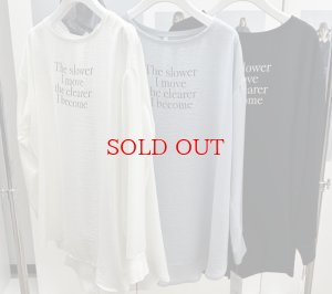 画像1: ●SPECIAL SALE●【1/15 LIVEアイテム】●ワッシャーロゴTブラウス＜予約/10＞