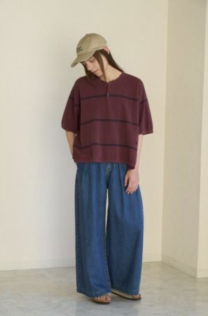 画像3: ●期間限定/ご予約10倍ポイント●【1/17 LIVE】バンドカラーポロ（予約/4-5）