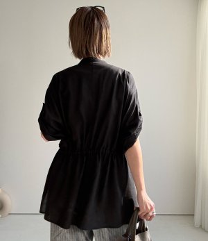 画像8: ●期間限定/ご予約10倍ポイント●【1/17  LIVE】スキッパーバンドカラーシャツ（予約/5-6）