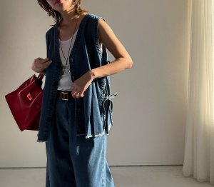 画像3: ●期間限定/ご予約10倍ポイント●【1/17 LIVE】ツータックワイドバギーデニム（予約/5-6）