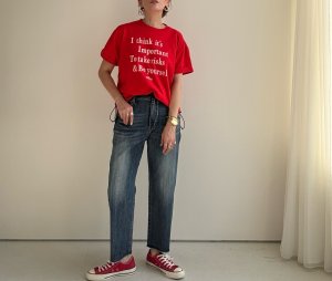 画像6: ●期間限定/ご予約10倍ポイント●【1/17 LIVE】テーパードクロップドデニム（予約/4-5）