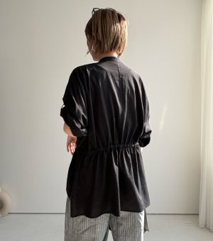 画像9: ●期間限定/ご予約10倍ポイント●【1/17  LIVE】スキッパーバンドカラーシャツ（予約/5-6）