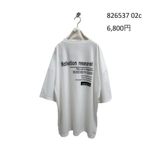 画像4: ●期間限定/ご予約5倍ポイント●【1/19 ayane】バックロゴTシャツ（予約/4-5）