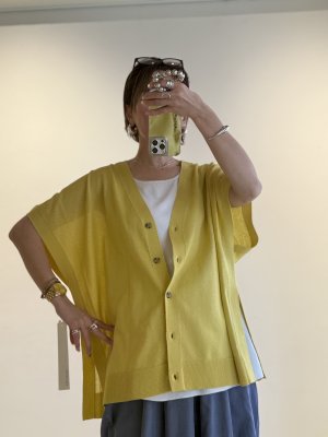 画像5: ●期間限定/ご予約10倍ポイント●【1/19 ayane】シアーニットポンチョカーディガン（予約/4-5）