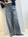 画像1: ●期間限定/ご予約5倍ポイント●【1/19 ayane】バレルレッグデニムパンツ（予約/3-4） (1)