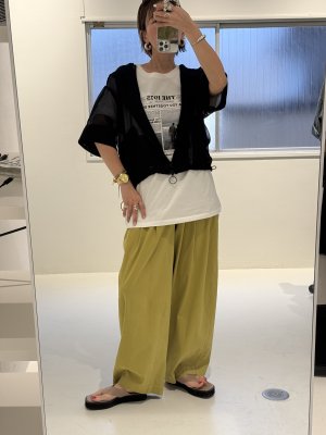 画像2: ●期間限定/ご予約10倍ポイント●【1/19 ayane】メッシュフーディブルゾン（予約/4-5）