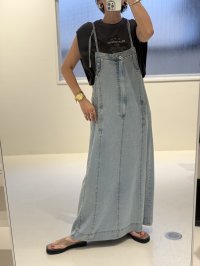 ●期間限定/ご予約10倍ポイント●【1/19 ayane】テンセルデニムジャンパースカート（予約/4-5）