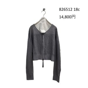 画像8: ●期間限定/ご予約10倍ポイント●【1/19 ayane】コード刺繍ショート丈ニットブルゾン（予約/4-5）