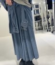 画像1: ●期間限定/ご予約10倍ポイント●【1/19 ayane】テンセルデニム腰巻きシャツスカート（予約/4-5） (1)