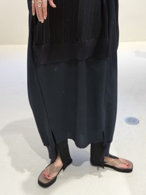 画像3: ●期間限定/ご予約10倍ポイント●【1/19 ayane】ニットドッキングドルマンワンピース（予約/4-5）