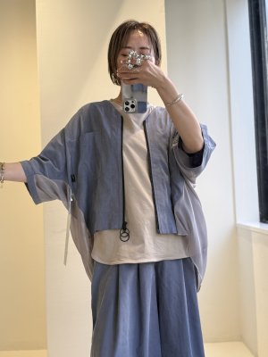 画像2: ●期間限定/ご予約10倍ポイント●【1/19 ayane】フレンチスリーブバックロゴＴシャツ（予約/4-5）