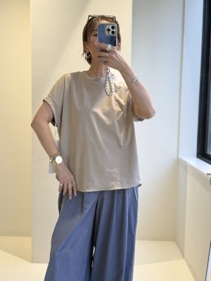 画像3: ●期間限定/ご予約10倍ポイント●【1/19 ayane】フレンチスリーブバックロゴＴシャツ（予約/4-5）