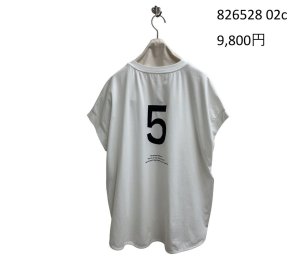 画像8: ●期間限定/ご予約10倍ポイント●【1/19 ayane】フレンチスリーブバックロゴＴシャツ（予約/4-5）