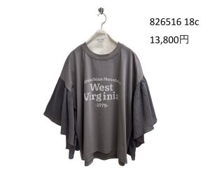 画像7: ●期間限定/ご予約10倍ポイント●【1/19 ayane】ひらひらスリーブロゴTシャツ（予約/5）