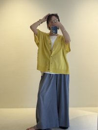 ●期間限定/ご予約10倍ポイント●【1/19 ayane】ピーチスキンツイルタックワイドパンツ（予約/4-5）