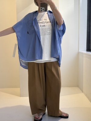 画像3: ●期間限定/ご予約10倍ポイント●【1/19 ayane】オーバーサイズとろみシャツ（予約/4-5）