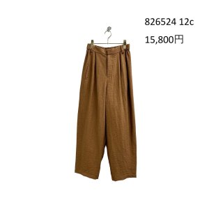 画像6: ●期間限定/ご予約10倍ポイント●【1/19 ayane】リネン混ワッシャーバレルレッグパンツ（予約/5）