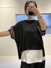 ●期間限定/ご予約10倍ポイント●【1/19 ayane】ツイストスリーブTシャツ（予約/4-5）