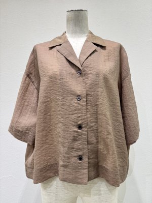 画像6: ●期間限定/ご予約10倍ポイント●【1/23 CYAN TOKYO】オープンカラーシアーシャツ（予約/5-6）