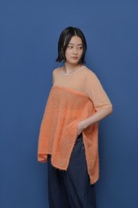 ●期間限定/ご予約10倍ポイント●【1/23 CYAN TOKYO】スクエアヘムフェザーコンビTOPS（予約/5-6）