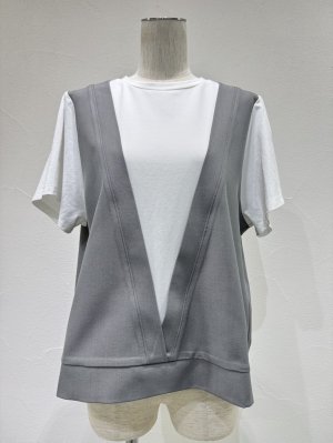 画像5: ●期間限定/ご予約10倍ポイント●【1/23 CYAN TOKYO】レイヤーライクコンビTOPS（予約/5-6）