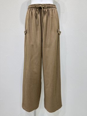 画像3: ●期間限定/ご予約10倍ポイント●【1/23 CYAN TOKYO】サイドアジャストリネンワイド（予約/4-5）