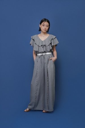 画像2: ●期間限定/ご予約10倍ポイント●【1/23 CYAN TOKYO】レイヤーフリルフレンチTOPS（予約/5-6）