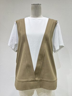 画像4: ●期間限定/ご予約10倍ポイント●【1/23 CYAN TOKYO】レイヤーライクコンビTOPS（予約/5-6）