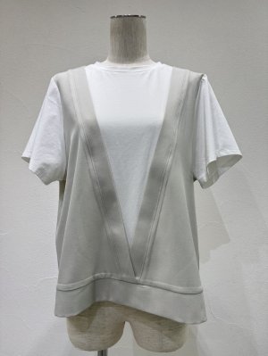 画像6: ●期間限定/ご予約10倍ポイント●【1/23 CYAN TOKYO】レイヤーライクコンビTOPS（予約/5-6）