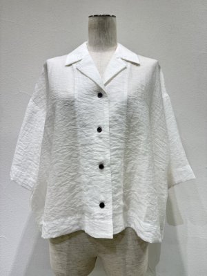 画像5: ●期間限定/ご予約10倍ポイント●【1/23 CYAN TOKYO】オープンカラーシアーシャツ（予約/5-6）