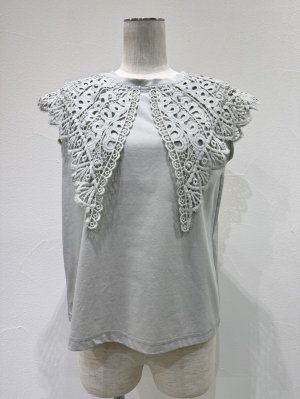 画像6: ●期間限定/ご予約10倍ポイント●【1/23 CYAN TOKYO】レースカラーノースリTOPS（予約/5-6）